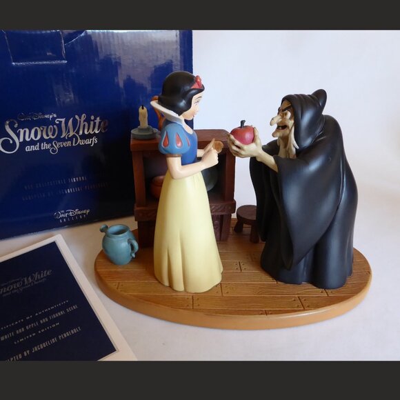 Disney Other - NEW 1999 LE #747/2500 WALT DISNEY GALLERY SNOW WHITE WITCH HAG POISON APPLE